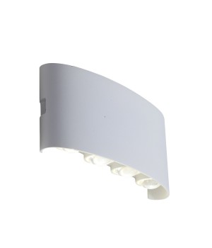 SL089.501.08 Светильник уличный настенный ST-Luce Белый кварцевый LED 8*1W 4000K BISELLO-foto2