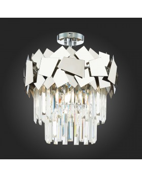 SL1232.102.05 Люстра потолочная ST-Luce Хром/Прозрачный, Хром E14 5*60W CASERTA-foto6