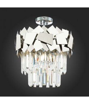 SL1232.102.05 Люстра потолочная ST-Luce Хром/Прозрачный, Хром E14 5*60W CASERTA-foto6