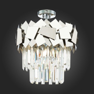 SL1232.102.05 Люстра потолочная ST-Luce Хром/Прозрачный, Хром E14 5*60W CASERTA-foto6