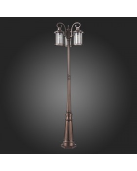 SL080.425.03 Светильник уличный наземный ST-Luce Темный кофе/Прозрачный, Темный кофе E27 3*100W LASTERO-foto5