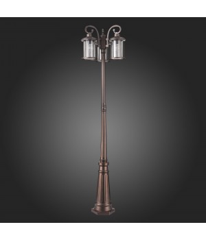 SL080.425.03 Светильник уличный наземный ST-Luce Темный кофе/Прозрачный, Темный кофе E27 3*100W LASTERO-foto5