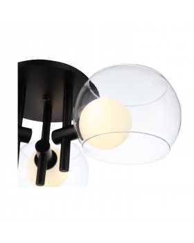 SL1483.402.03 Светильник потолочный ST-Luce Черный/Прозрачный, Белый G9 3*5W ELLETO-foto13