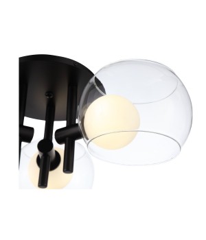 SL1483.402.03 Светильник потолочный ST-Luce Черный/Прозрачный, Белый G9 3*5W ELLETO-foto13