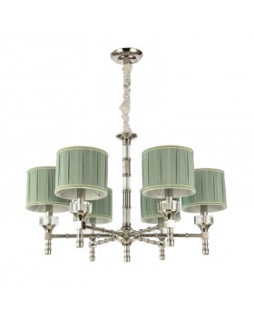 SL1121.103.06 Люстра подвесная ST-Luce Никель/Оливковый E14 6*40W OLEO-foto2