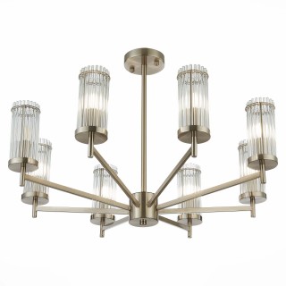 SL1233.102.08 Люстра потолочная ST-Luce Никель/Прозрачный E14 8*60W BITONTO-foto3