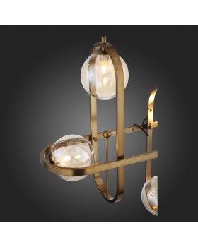 SL1201.203.04 Светильник подвесной ST-Luce Бронзовый/Коньячный G9 4*5W CIRCONO-foto12