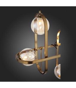 SL1201.203.04 Светильник подвесной ST-Luce Бронзовый/Коньячный G9 4*5W CIRCONO-foto12