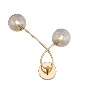 SL435.201.02 Бра ST-Luce Золотистый/Коньячный G9 2*5W PARLLAONE-foto3