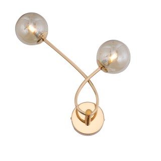 SL435.201.02 Бра ST-Luce Золотистый/Коньячный G9 2*5W PARLLAONE-foto3