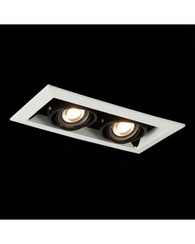 ST250.548.02 Св-к встр. Черный GU10 2*50W L245xW126xH70 220V Без ламп HEMI-foto6