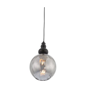 SL374.413.01 Подвес ST-Luce Черный/Дымчатый E27 1*40W BACINETO-foto2