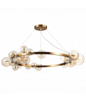 SL1165.303.24 Светильник подвесной ST-Luce Бронза/Коньячный G4 24*5W NECTON-foto2