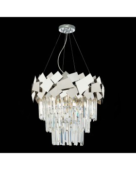 SL1232.103.06 Светильник подвесной ST-Luce Хром/Прозрачный, Хром E14 6*60W CASERTA-foto5