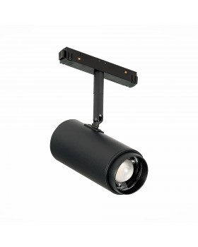 ST357.446.06 Магнитный трековый светильник ZOOM Черный LED 1*6W 4000K 667Lm Ra>80 10-60° IP20 L137xW59xH178 48V ZIRO-foto3