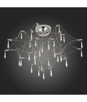 SL797.102.78 Люстра потолочная ST-Luce Хром, Прозрачный LED 78*0,45W 3000K GRAVETTA-foto6