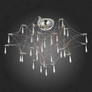 SL797.102.78 Люстра потолочная ST-Luce Хром, Прозрачный LED 78*0,45W 3000K GRAVETTA-foto6