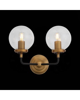 SL234.401.02 Бра ST-Luce Черный, Золото/Прозрачный E27 2*40W VARIETA-foto4