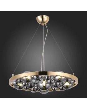 SL1510.203.06 Люстра подвесная ST-Luce Французское золото/Дымчатый G9 6*5W Olmi-foto6