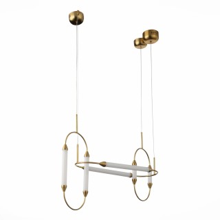 SL6004.303.06 Светильник подвесной ST-Luce Латунь/Белый LED 6*6W 3000K OLBIA-foto2