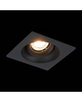 ST208.418.01 Св-к встр. Мат. черный GU10 1*50W L94xW94xH40 220V Без ламп MISURA-foto6