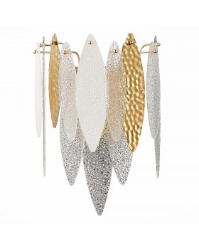 SL1224.201.02 Бра ST-Luce Золотистый/Прозрачный, Белый E14 2*60W LASTRA-foto2