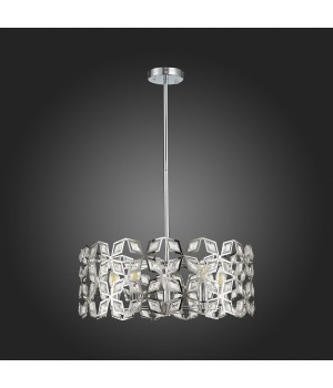 SL1104.103.05 Светильник подвесной ST-Luce хром/прозрачный E14 5*60W CASTO-foto5