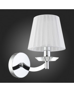 SL1756.101.01 Светильник настенный ST-Luce Хром/Светло-серый E14 1*40W BELLO-foto8