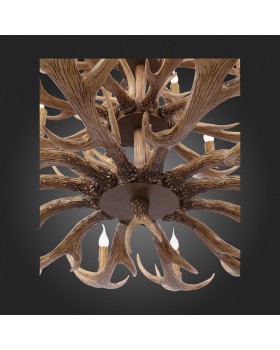 SL153.703.27 Люстра подвесная ST-Luce Светло-коричневый E14 27*40W (из 3-х коробок) RENNA-foto3