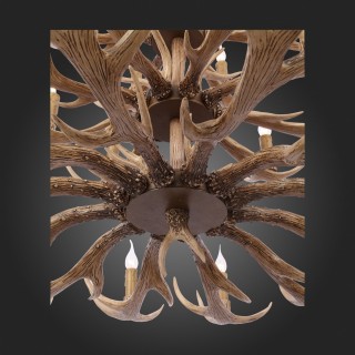 SL153.703.27 Люстра подвесная ST-Luce Светло-коричневый E14 27*40W (из 3-х коробок) RENNA-foto3