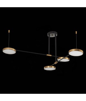 SL1605.403.04 Светильник подвесной ST-Luce Черный/Латунь, Белый LED 4*8,5W 3000K FARONE-foto4