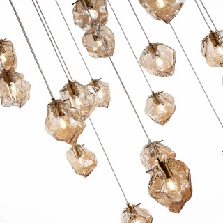 SL1175.303.18 Светильник подвесной ST-Luce латунь/янтарный E14 18*40W Portici-foto3