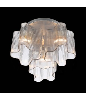 SL117.102.03 Люстра потолочная ST-Luce Серебристый/Прозрачный E27 3*60W ONDE-foto7