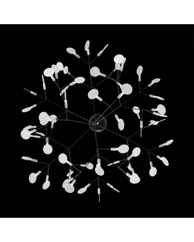 SL379.403.63 Люстра подвесная ST-Luce Черный/Белый LED 63*0,5W 3500K RAFINA-foto6