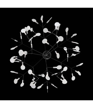 SL379.403.63 Люстра подвесная ST-Luce Черный/Белый LED 63*0,5W 3500K RAFINA-foto6