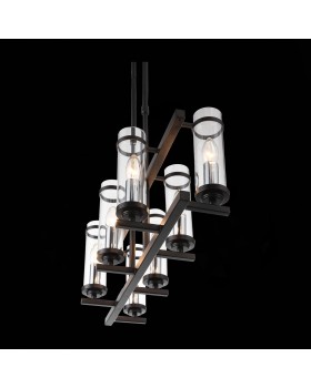 SL334.403.07 Люстра подвесная ST-Luce Черный, Никель/Прозрачный E14 7*60W BICHERO-foto8