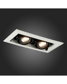 ST250.548.02 Св-к встр. Черный GU10 2*50W L245xW126xH70 220V Без ламп HEMI-foto9