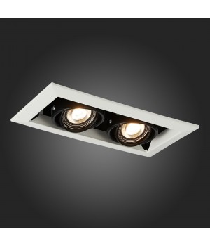 ST250.548.02 Св-к встр. Черный GU10 2*50W L245xW126xH70 220V Без ламп HEMI-foto9