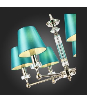 SL1755.173.06 Люстра подвесная ST-Luce Никель/Зеленый E14 6*40W VIORE-foto9