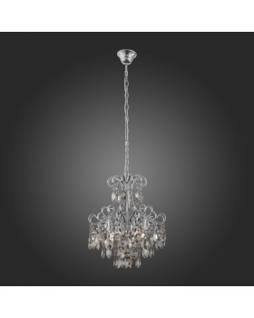 SL846.103.06 Люстра подвесная ST-Luce Темный хром/Тонированный черный E14 6*40W ORECCHINI-foto3