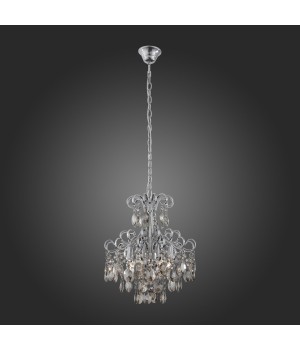 SL846.103.06 Люстра подвесная ST-Luce Темный хром/Тонированный черный E14 6*40W ORECCHINI-foto3