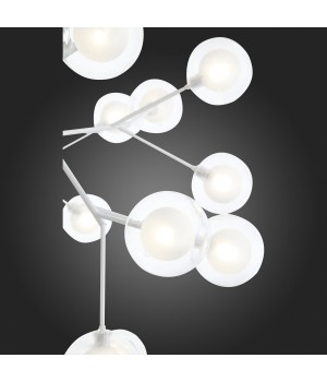 SL376.503.36 Люстра подвесная ST-Luce Белый/Белый,Прозрачный G4 LED 36*2W DEMELE-foto9