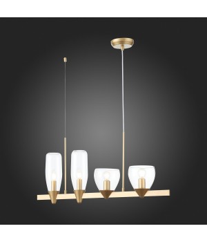 SL1119.203.04 Светильник подвесной ST-Luce Золотистый/Прозрачный E14 4*40W TENERESA-foto7