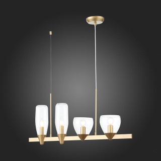 SL1119.203.04 Светильник подвесной ST-Luce Золотистый/Прозрачный E14 4*40W TENERESA-foto7