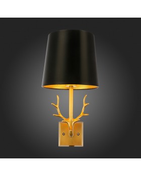 SL1123.201.01 Светильник настенный ST-Luce Латунь/Черный, Золотистый E14 1*40W VELOSSA-foto4