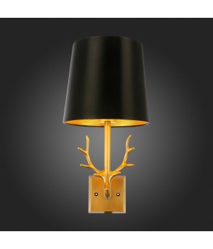 SL1123.201.01 Светильник настенный ST-Luce Латунь/Черный, Золотистый E14 1*40W VELOSSA-foto4