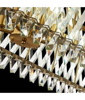 SL1170.303.12 Светильник подвесной ST-Luce Латунь/Прозрачный E14 12*40W FABIO-foto6