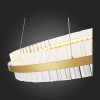 SL383.223.01 Светильник подвесной ST-Luce Матовое золото/Прозрачный LED 1*60W 3000K CHERIO