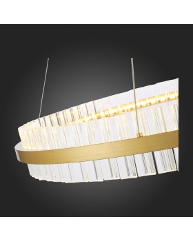 SL383.223.01 Светильник подвесной ST-Luce Матовое золото/Прозрачный LED 1*60W 3000K CHERIO-foto6