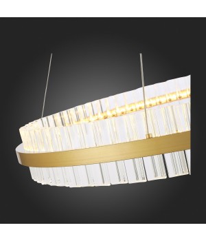 SL383.223.01 Светильник подвесной ST-Luce Матовое золото/Прозрачный LED 1*60W 3000K CHERIO-foto6